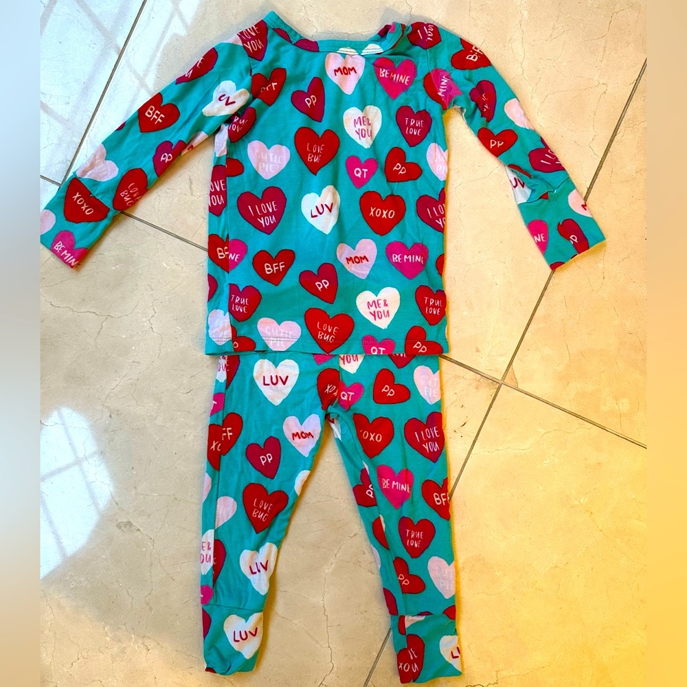 Posh Peanut Valentine Pajama Set